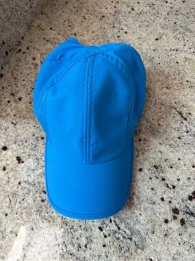 Ponyflo Bright Blue Performance Ponytail Baseball Cap | NWOT